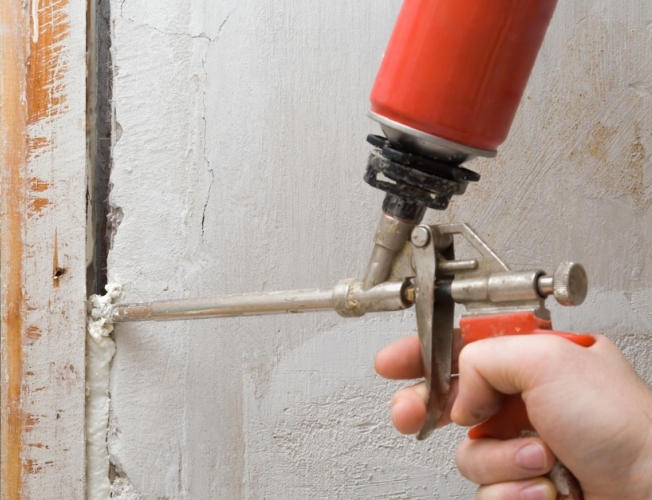 Plaster Over Expanding Foam