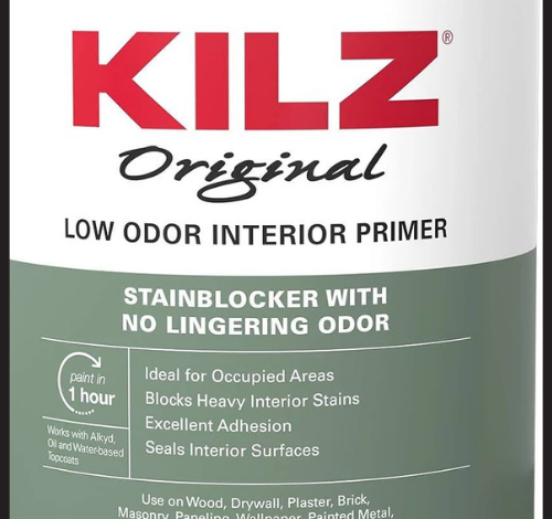 Kilz Primer Over Mastic